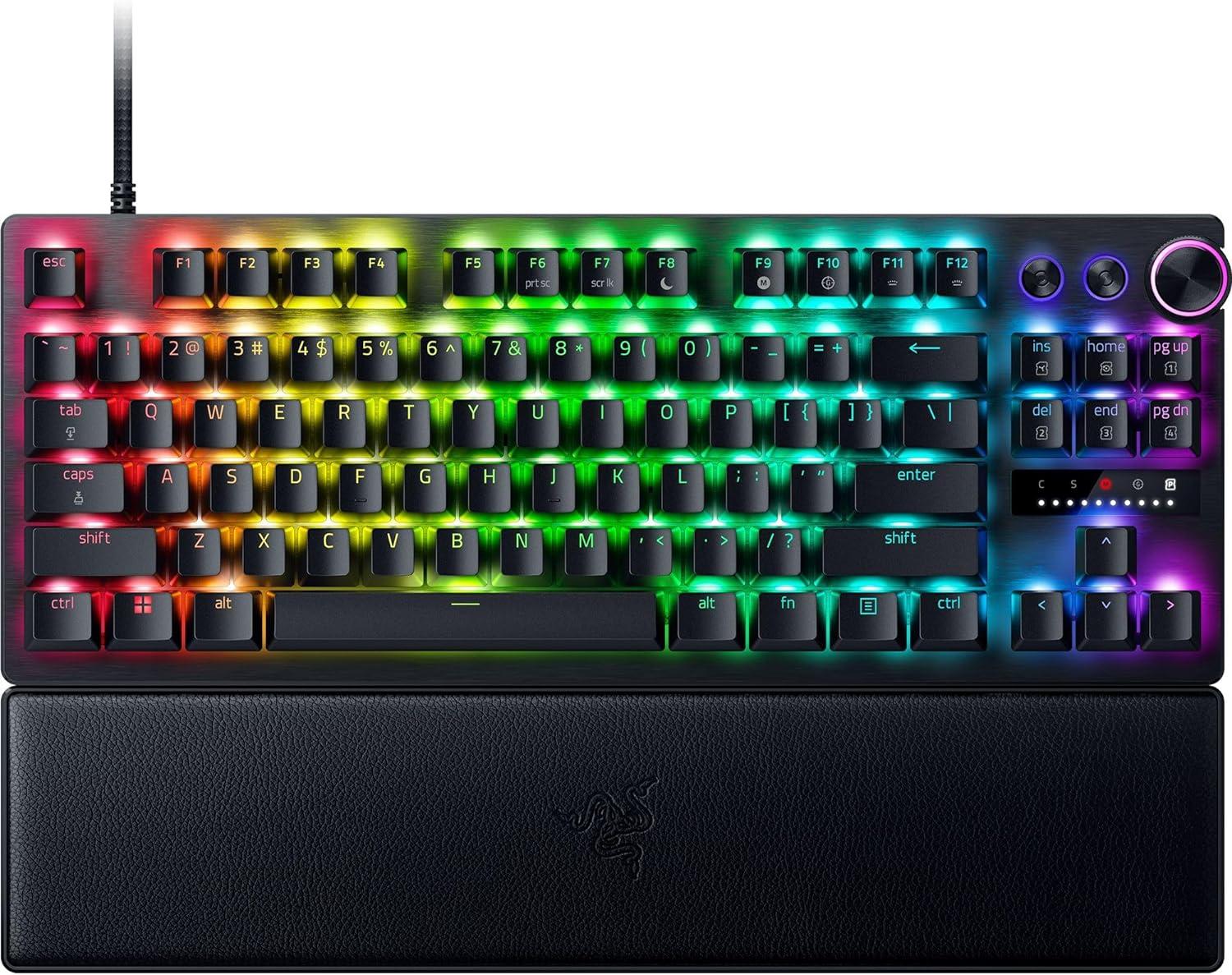 Razer - Huntsman V3 Pro Tenkeyless Mechanical Keyboards - Black