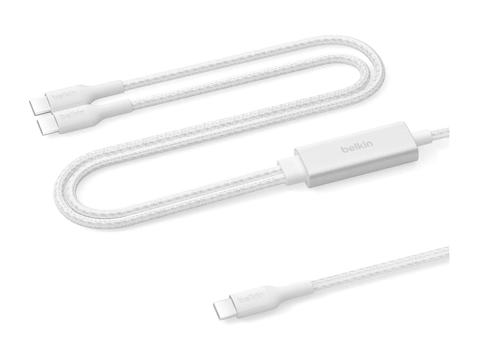 Belkin - BoostCharge Pro Braided USB-C to Dual USB-C Cable 1.5m (5 ft) Charging Cables