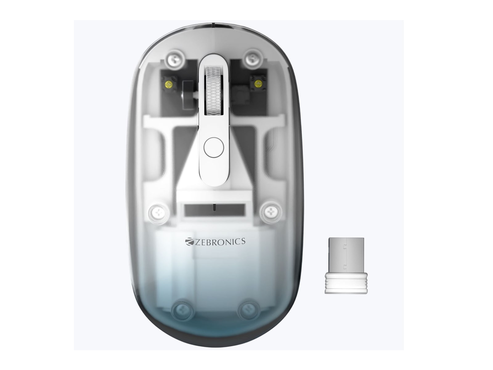 Zebronics - Zeb Sheer Pro Wireless Mice - Blue