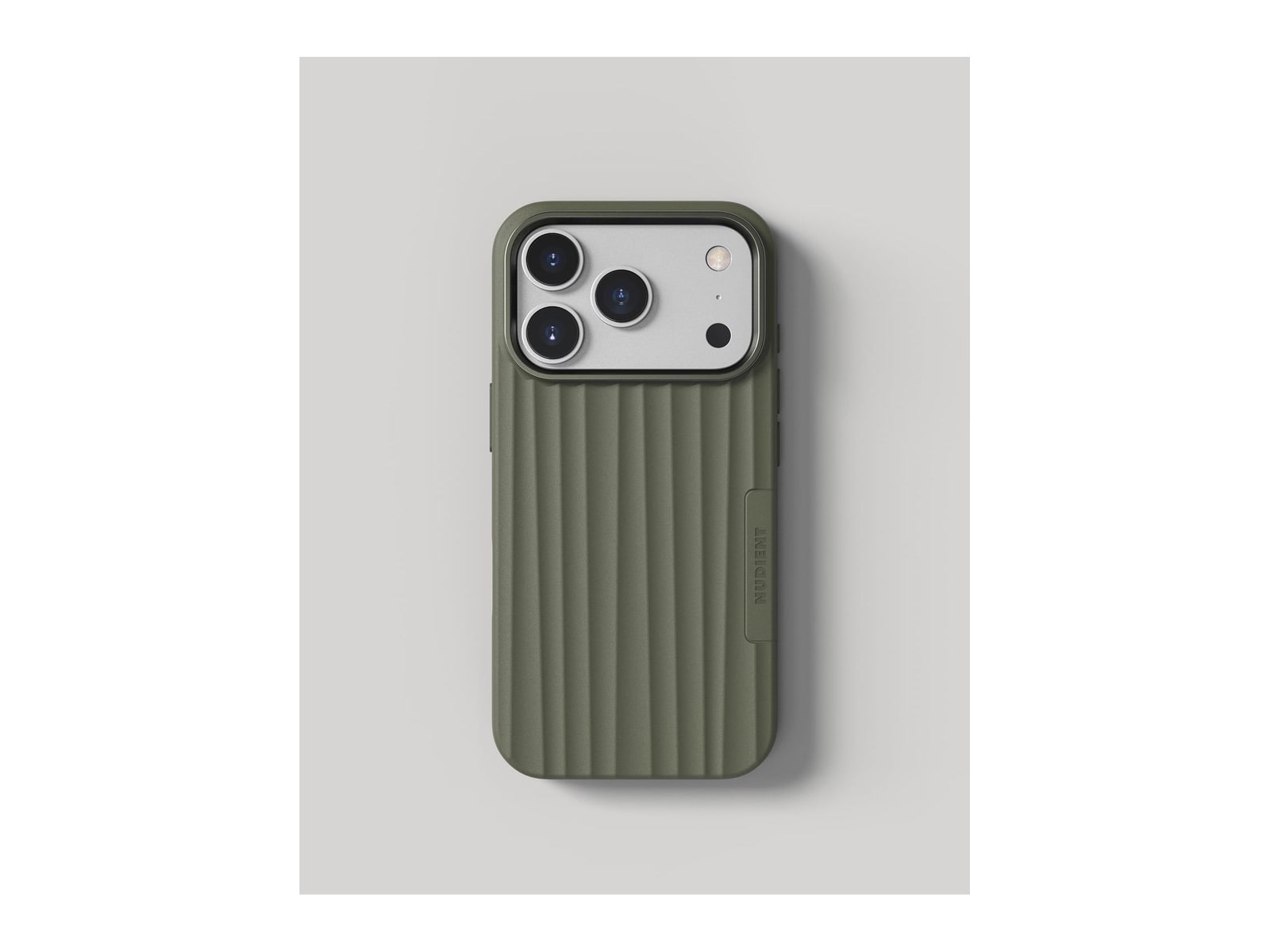 Nudient - Bold Case with MagSafe for iPhone 18 Pro - Olive Green