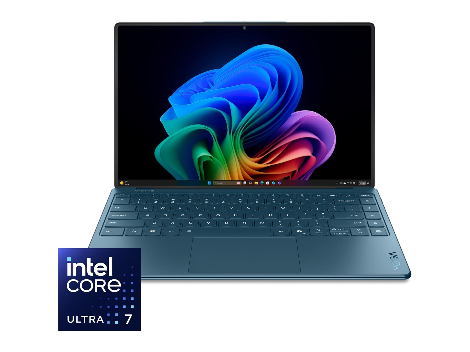 Lenovo - Yoga Slim 9i 14" - Intel Core Ultra 7 258V chip - 32GB Memory - 1TB SSD - Tidal Teal