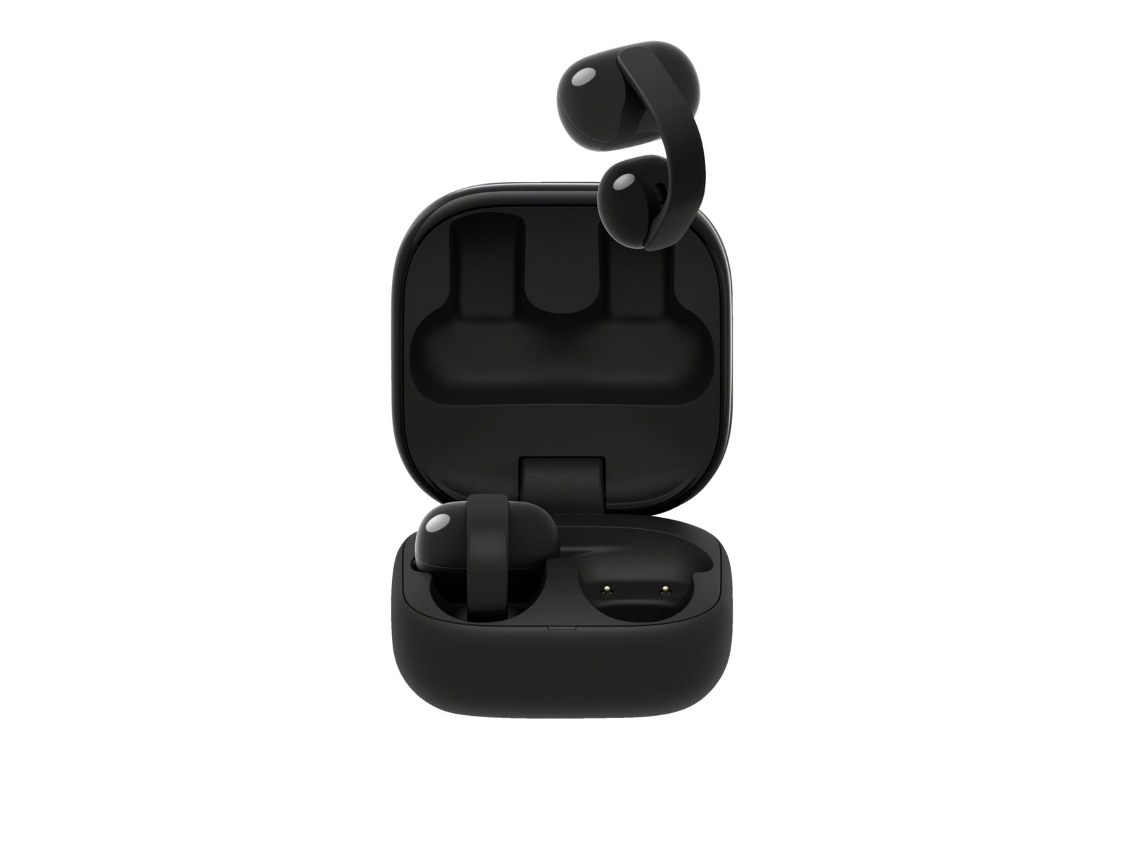 Sony - LinkBuds Clip Bluetooth True Wireless Earbuds - Black
