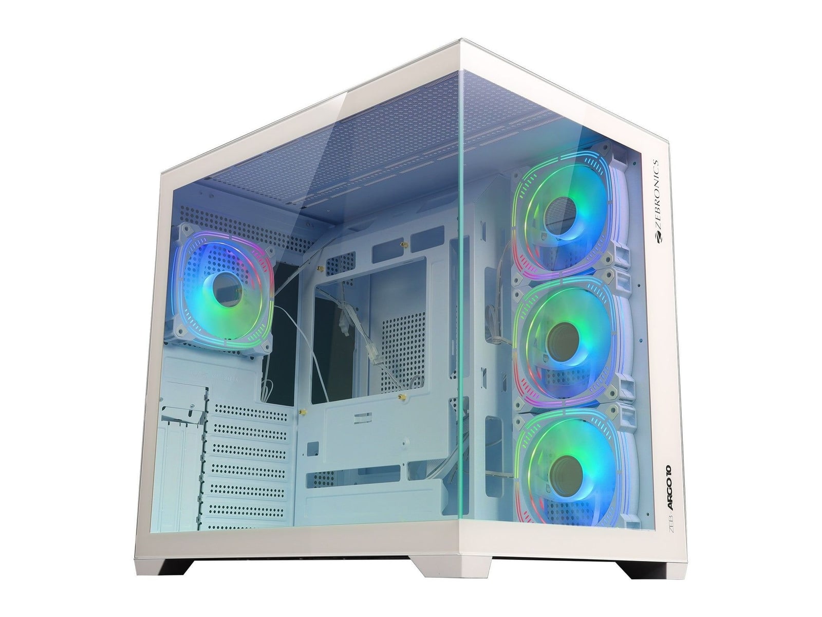 Zebronics - Zeb Argo 10 White Computer Cases
