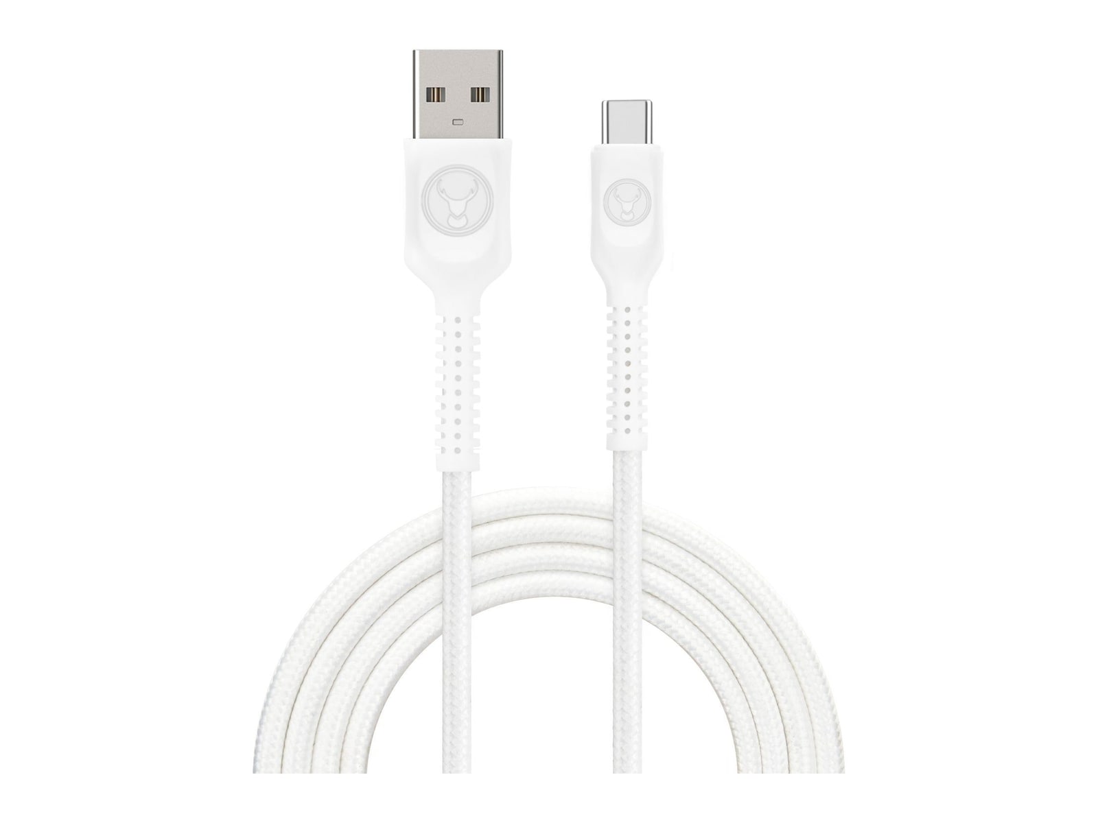 Bonelk - Long-Life Easy-Grip USB-A to USB-C 60W 1.2m White Charging Cables
