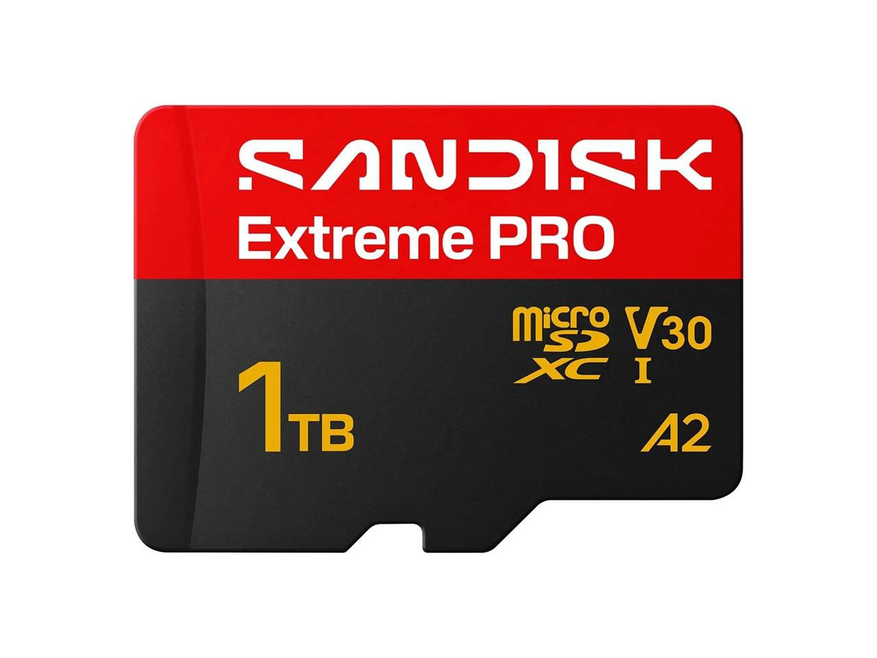 SanDisk - Extreme PRO microSDXC 250MB/s with Adapter 1TB Storage Drives - UHS-I