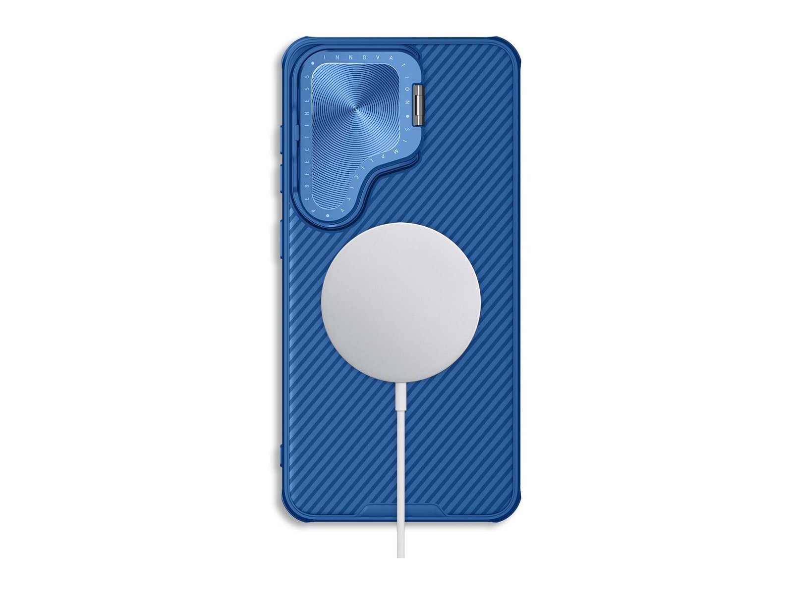 Nillkin - MagSafe Compatible CamShield CamProp Case - Galaxy S24 Plus - Blue