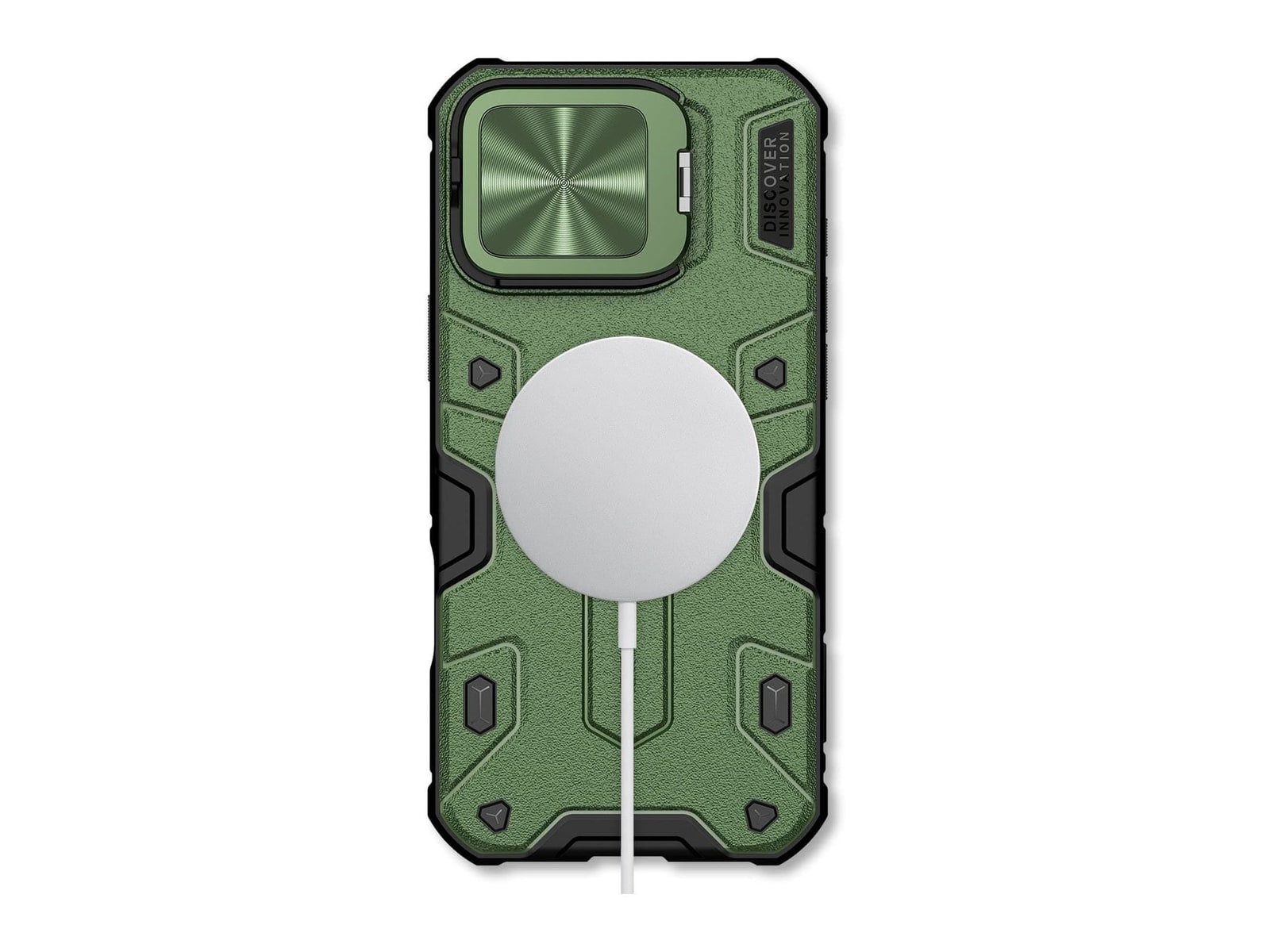 Nillkin - MagSafe Compatible CamShield Armor Prop Case - iPhone 16 Pro Max - Dark Green
