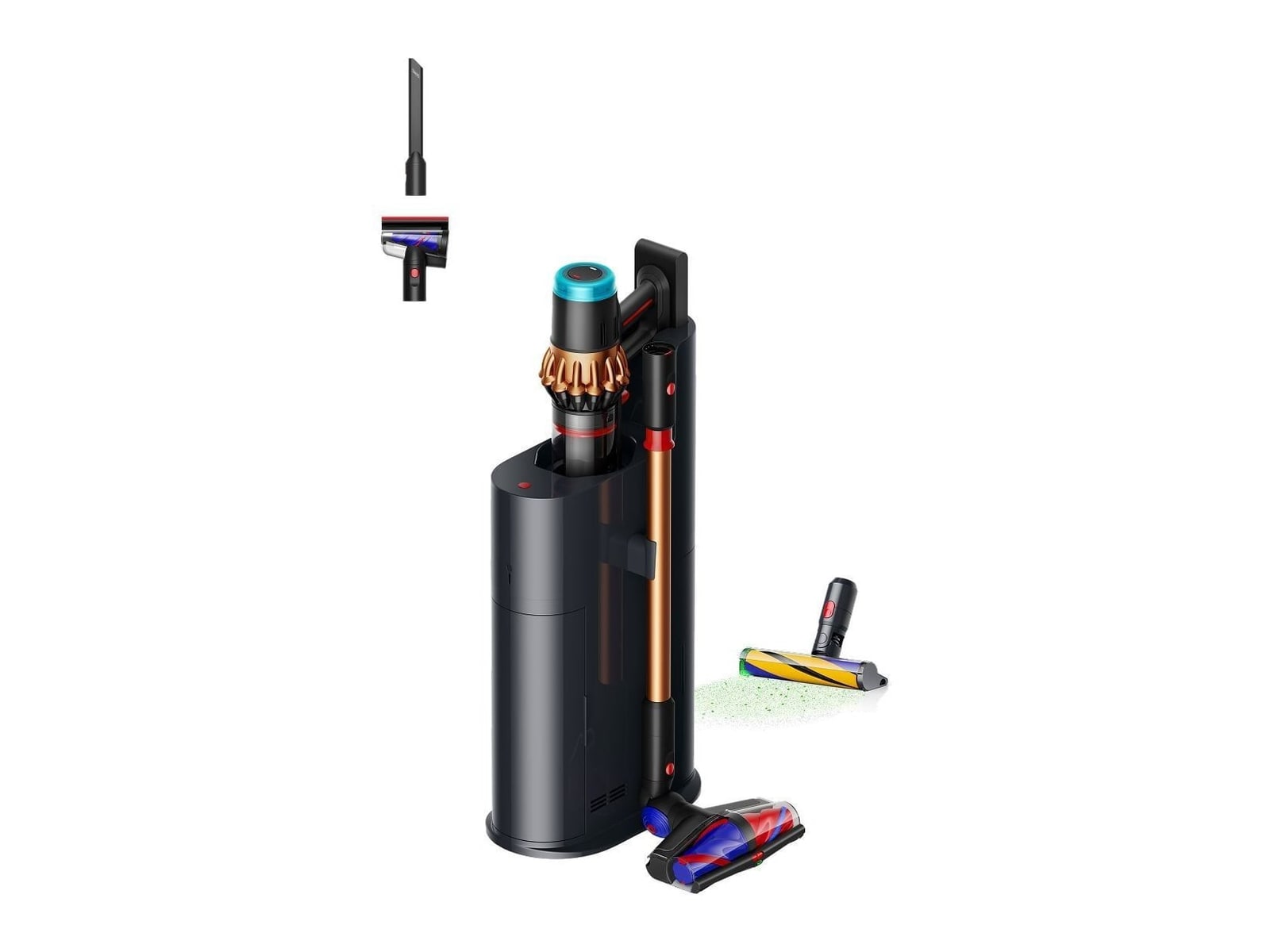 Dyson - V16 Piston Animal Cordless Vacuum with Auto-Empty Dok Bright Copper Vacuum Cleaners