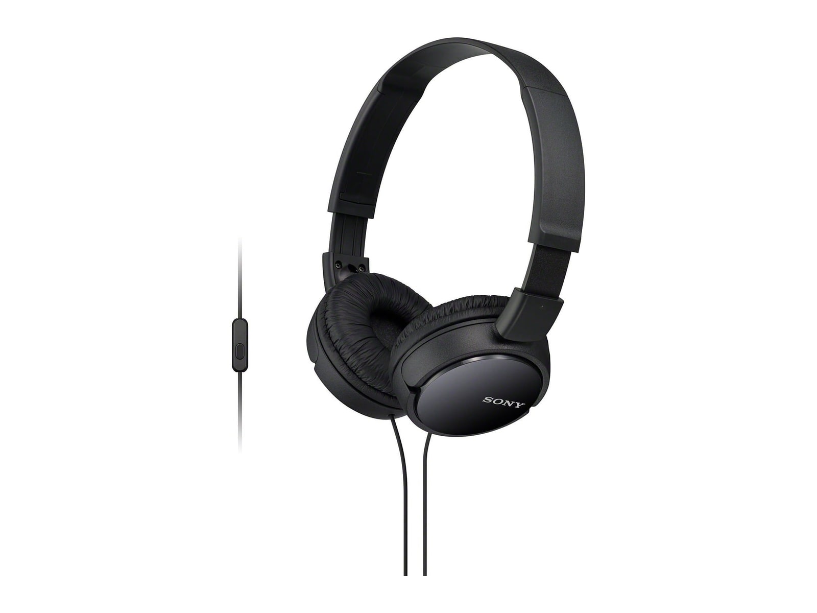 Sony - MDRZX110AP On-Ear Headphones - Black