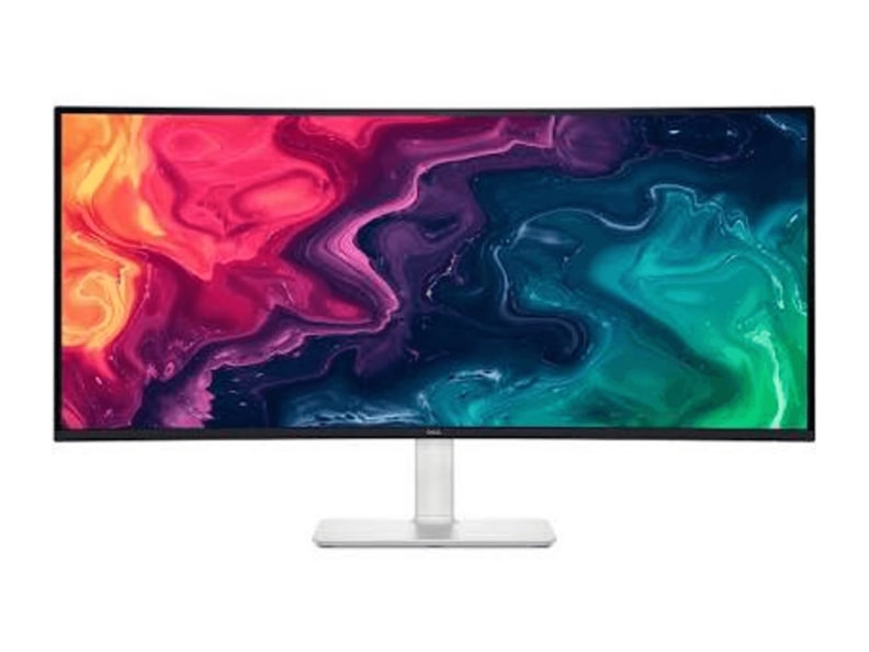 Dell - 34" S3425DW UWQHD 120Hz Ultrawide Monitors - Silver