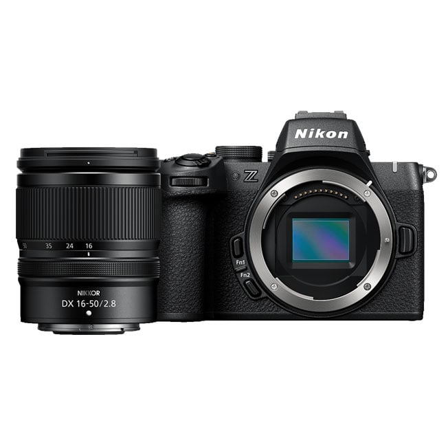Nikon - Z50II 20.9MP Mirrorless Cameras with 16-50mm f/2.8 Lens - Black