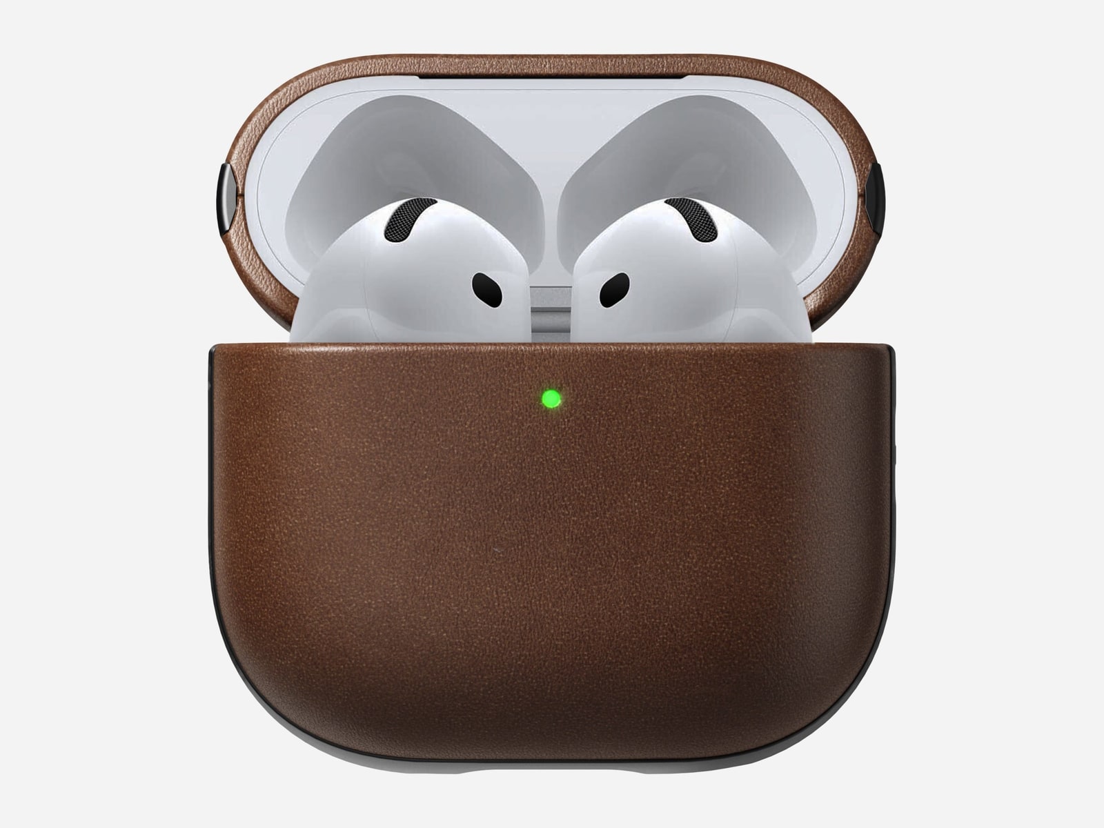 Nomad - Modern Leather Case - AirPods 4 - Brown