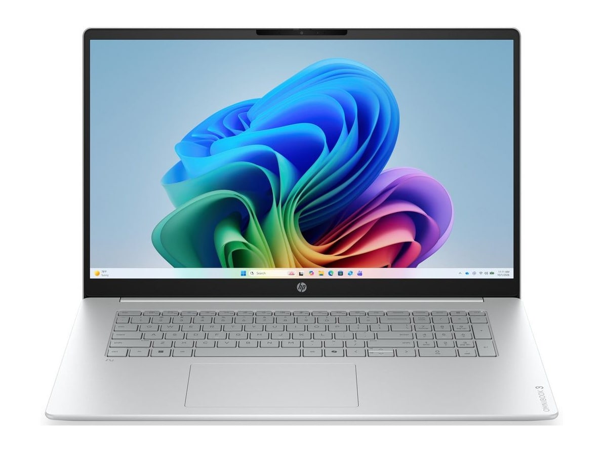 HP - OmniBook 3 17-dp0000nlx 17.3" - AMD Ryzen 7 160 chip - 8 GB Memory - 512 GB SSD - Silver