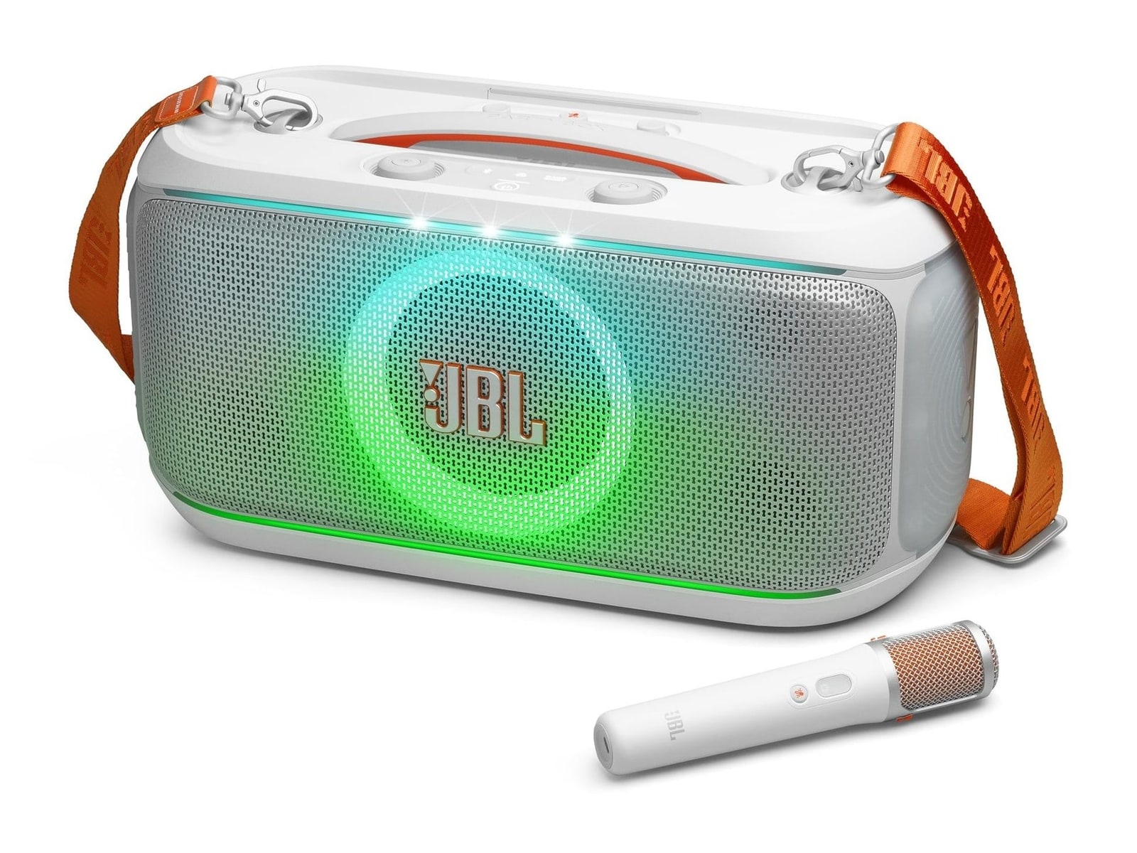 JBL - PartyBox On-The-Go 2 Plus Portable Speakers - White