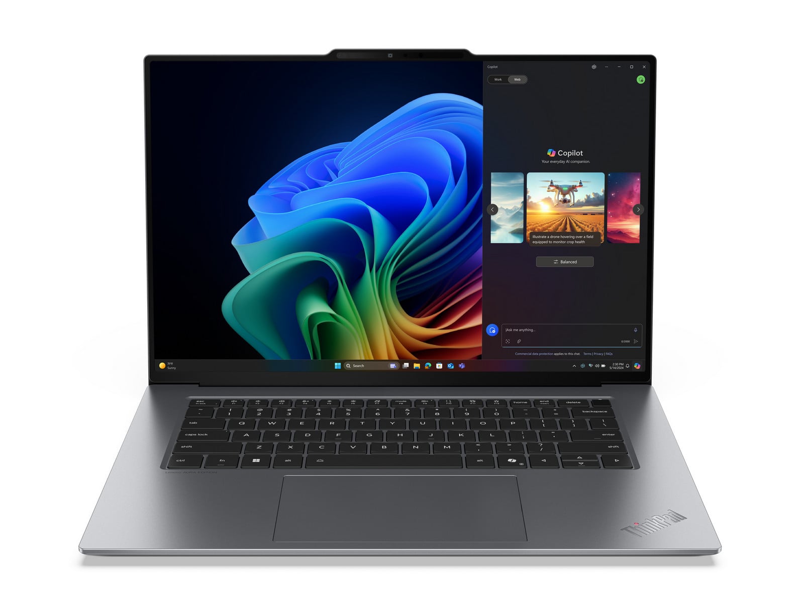 Lenovo - ThinkPad X9-15 Gen 1 Copilot+ PC 15.3" - Intel Core Ultra 7 258V chip - 32GB Memory - 1TB SSD - Gray