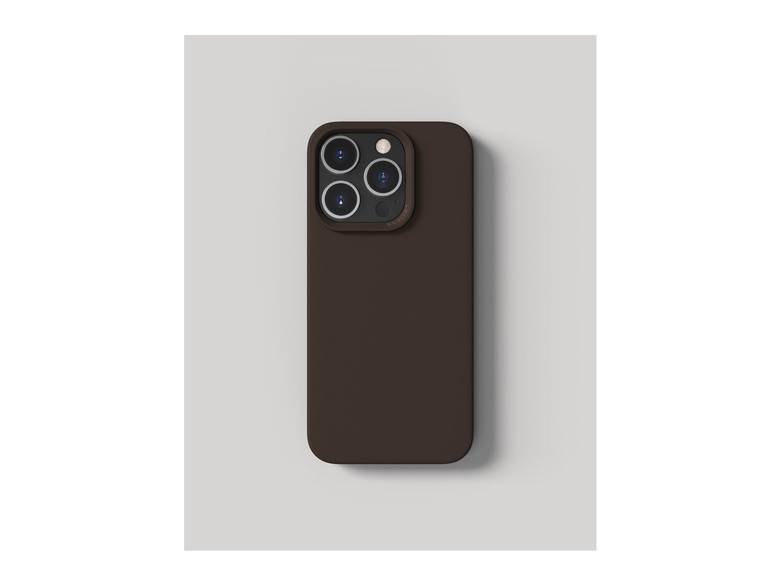 Nudient - Thin Case with MagSafe for iPhone 15 Pro - Dark Brown