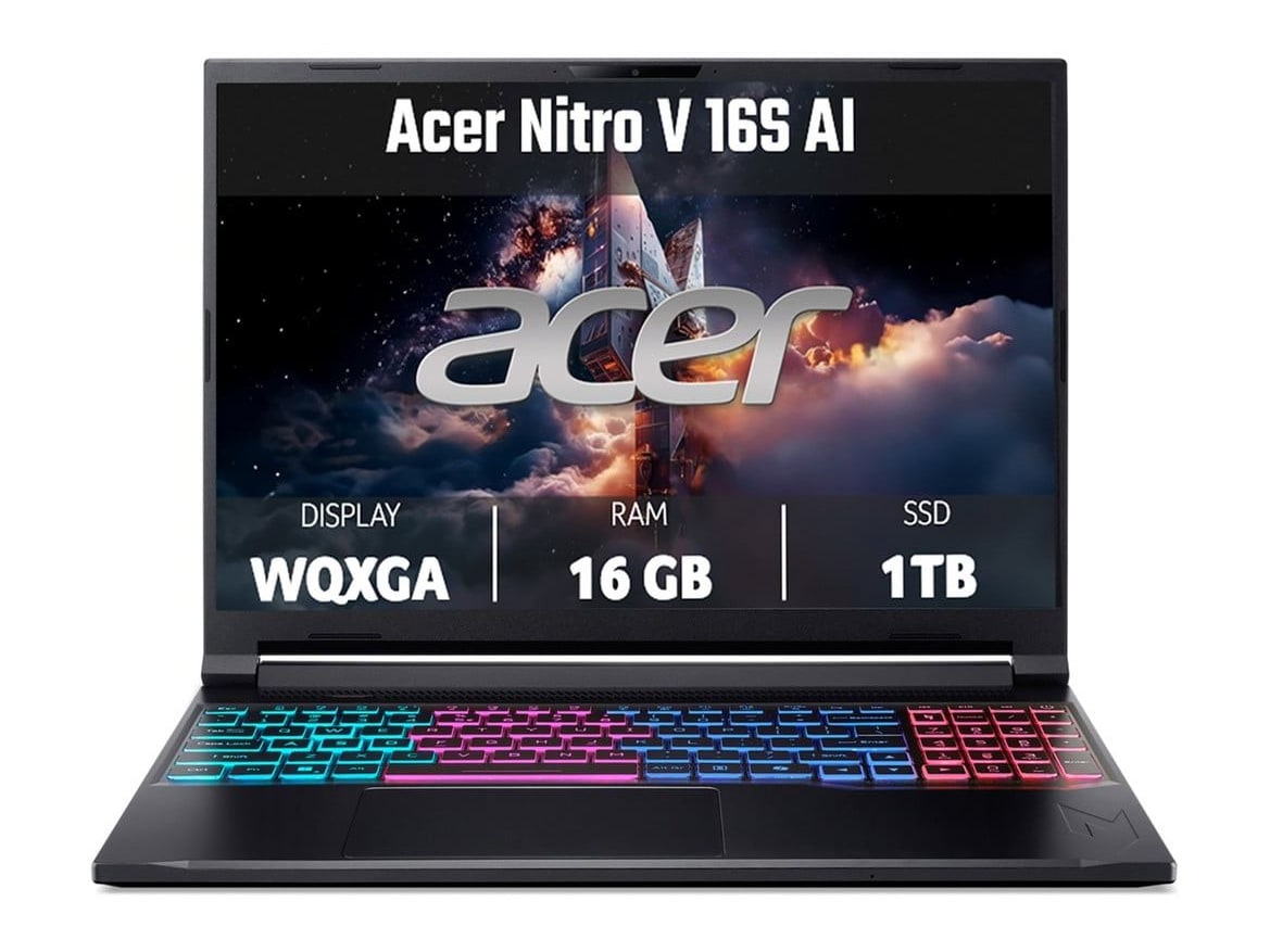 Acer - Nitro ANV16S-41-R0FB 16" - AMD Ryzen AI 7 260 chip - 32GB Memory - 1TB SSD - Black